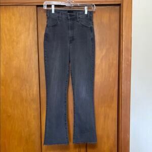 MOTHER The Hustler Ankle Fray Lighting Up Lanterns Wash Flared Jeans - 25 / 26”